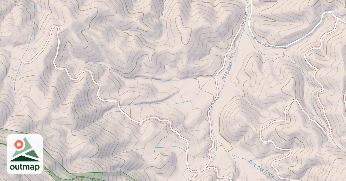 Map of LOCUST THORN RIDGE