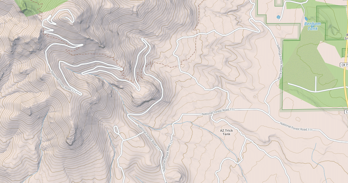 Map preview of BILL WLMS. MTN. RD.