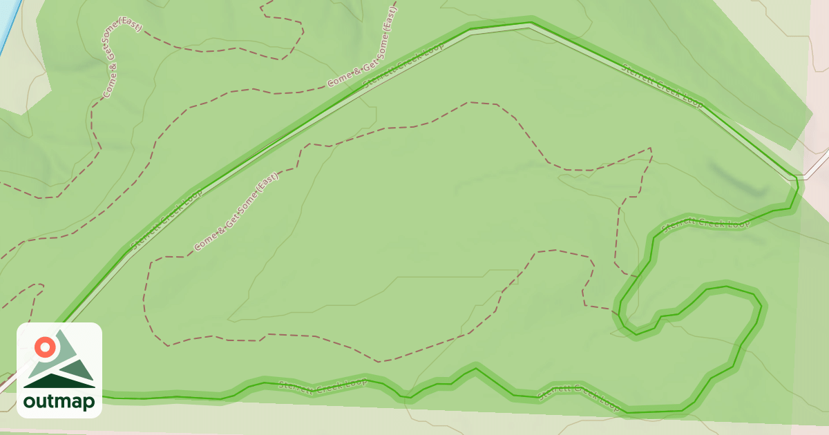 Map of Sterrett Creek Loop