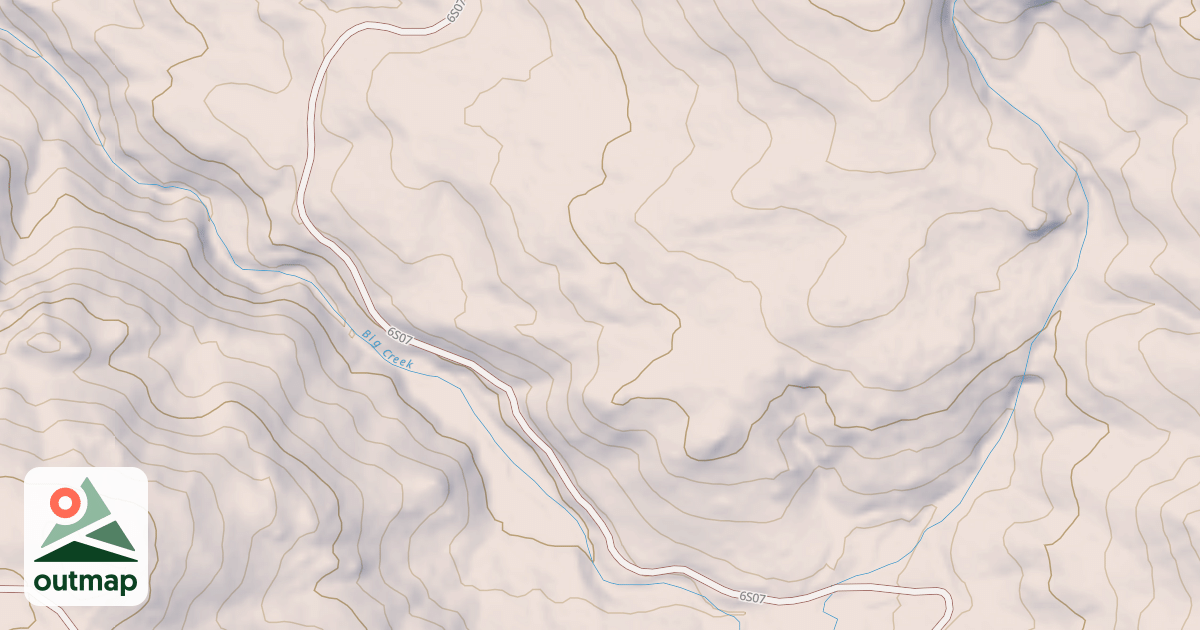 Map of BIG SANDY A SPUR