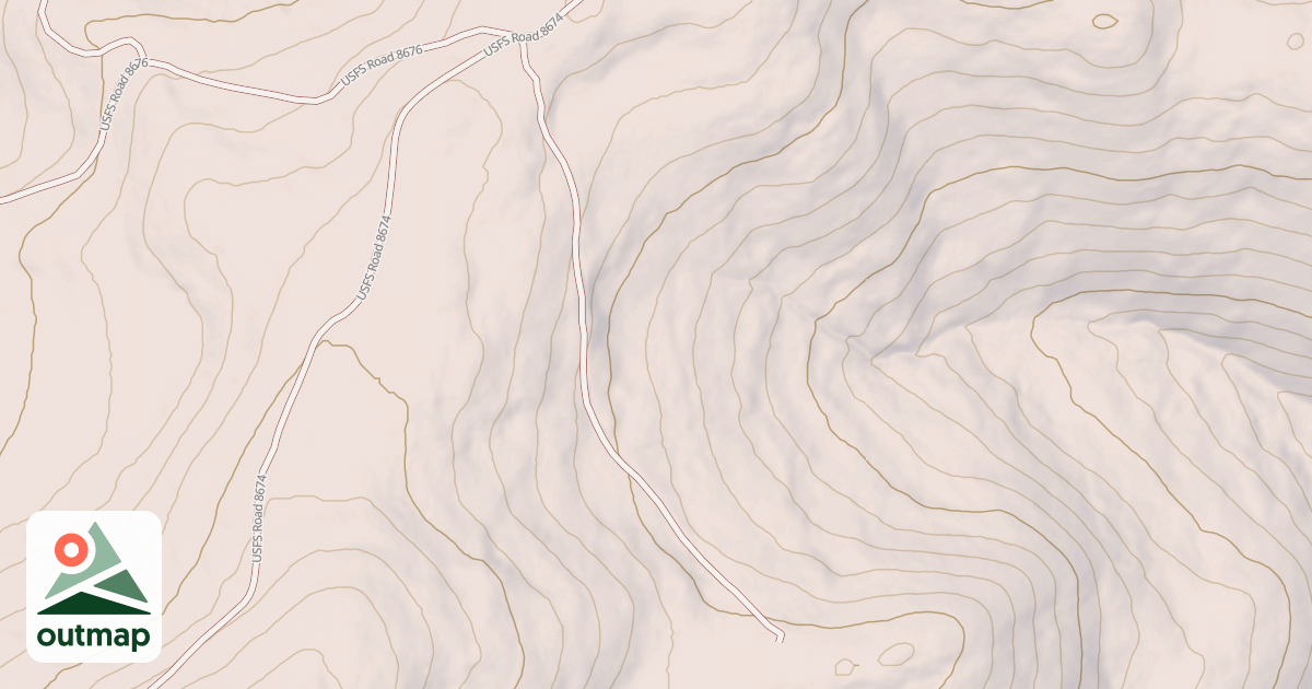 Map of USFS National Forest System Roads {E91D9A7B-0B74-4ECC-B451-B2D3616968A7}