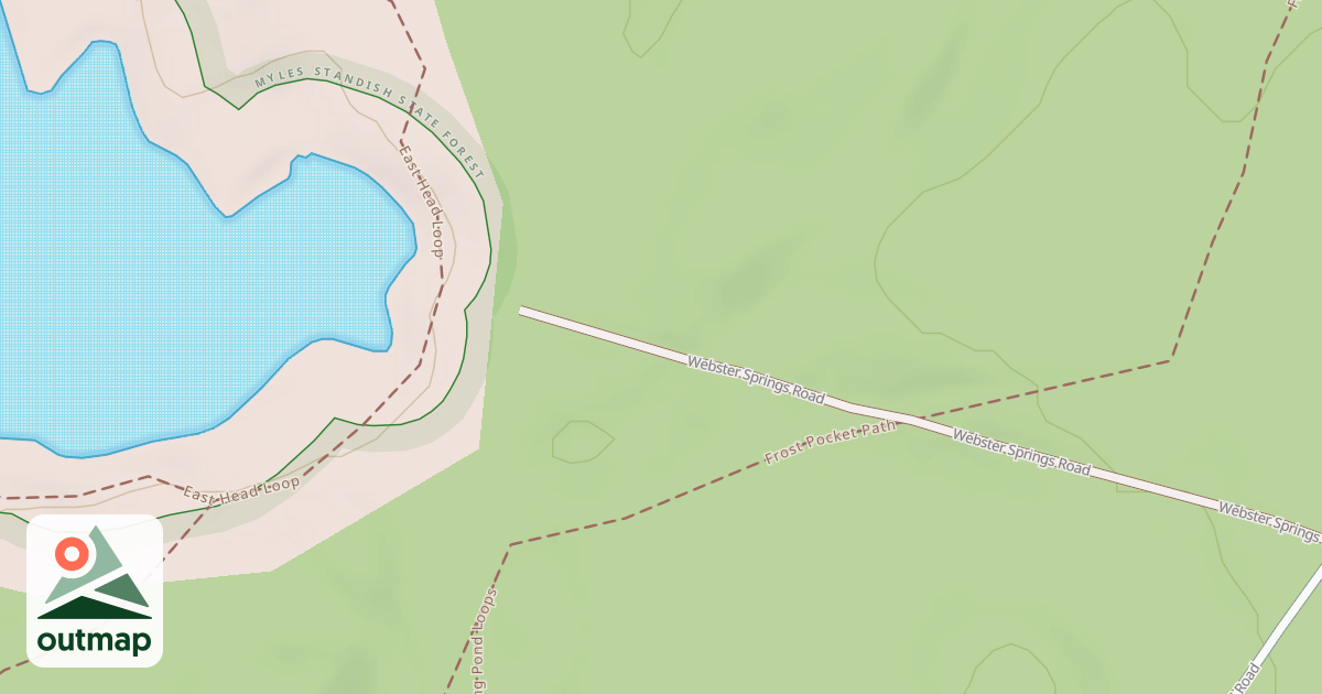 Map of Webster Springs Road