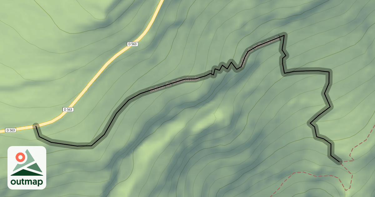 Map of Defens de Valbouissole