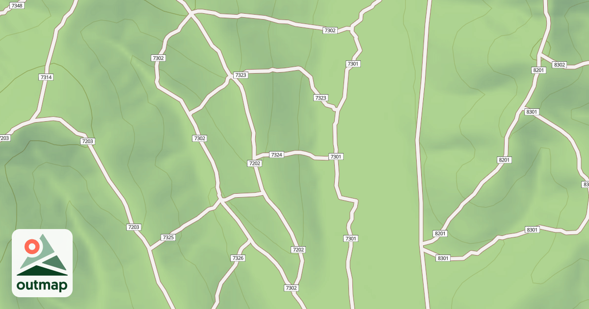 Map of USFS Motor Vehicle Use Map Trails 19983