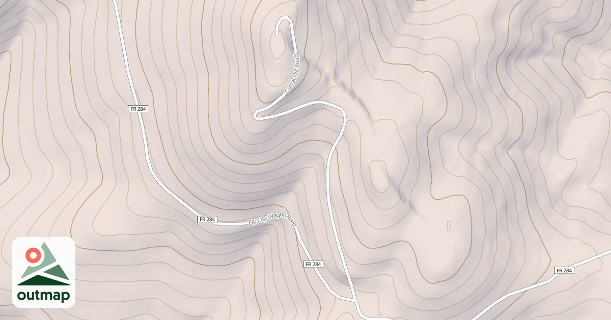 Map of CORRAL HILL