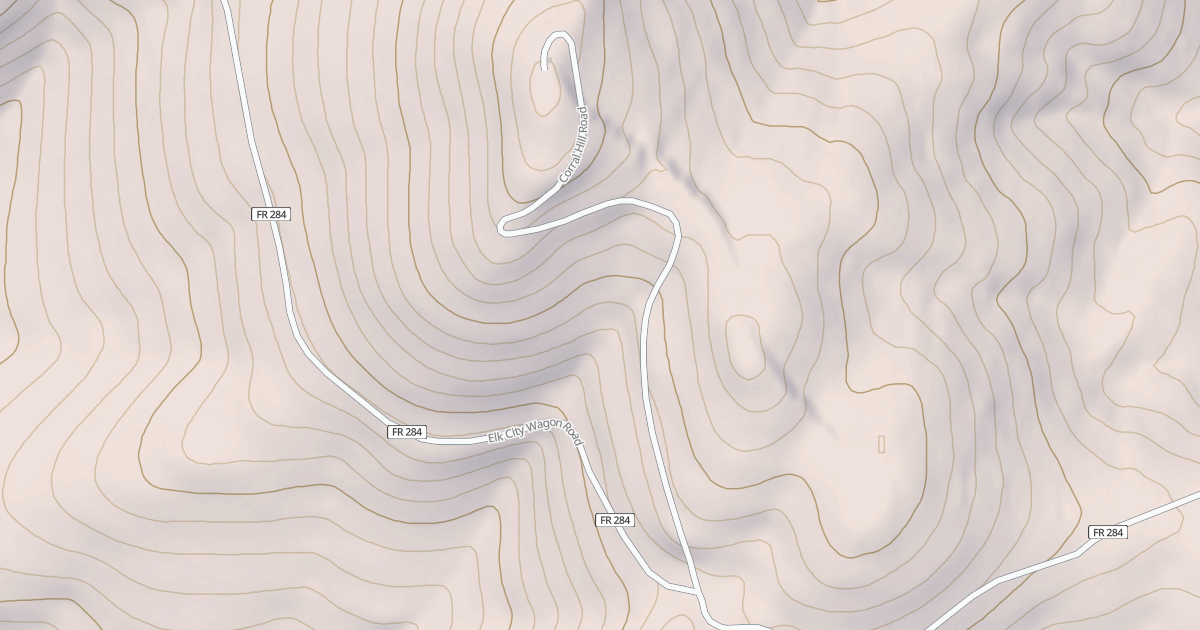 Map preview of CORRAL HILL