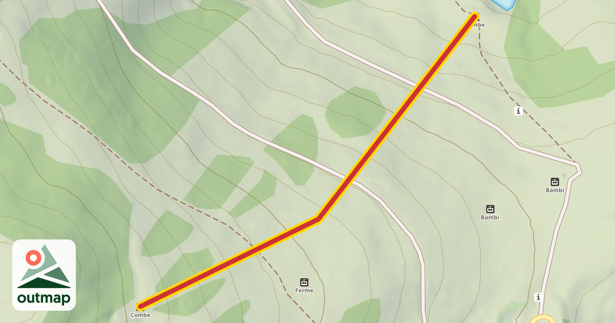 Map of Combe