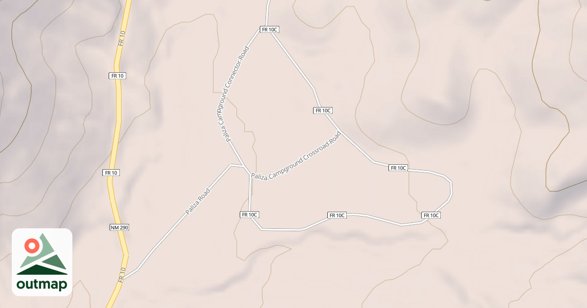 Map of PALIZA CAMPGROUND CROSSROAD