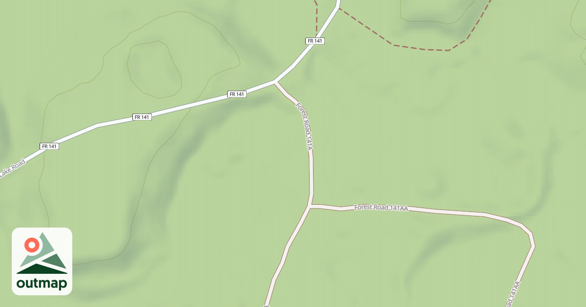 Map of FR 141A
