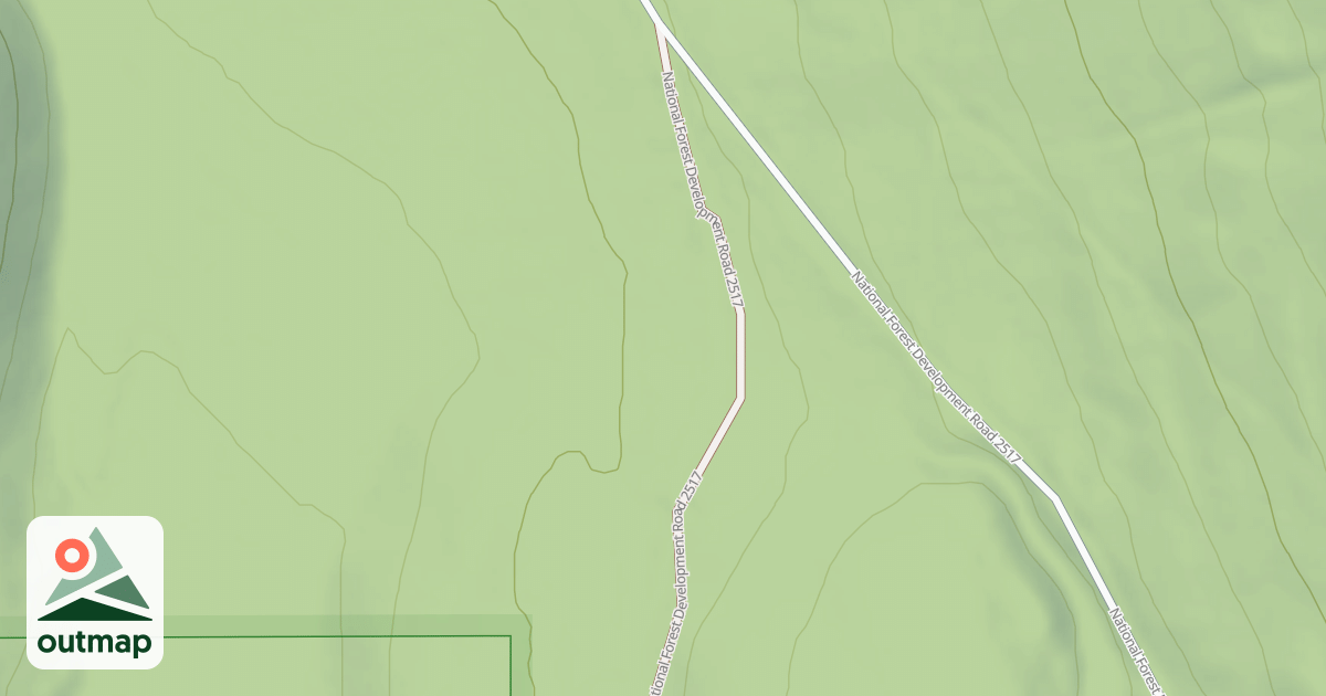 Map of COPPER FALLS K