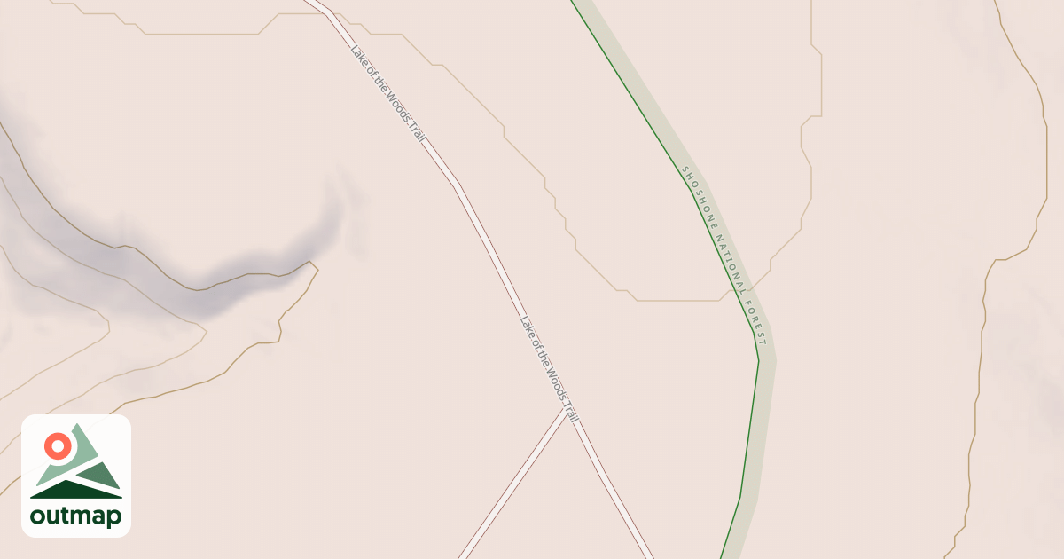 Map of B Snowmobile Trail