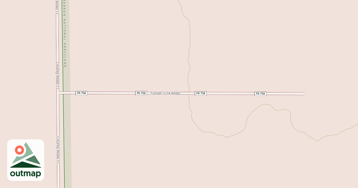 Map of TUCKER 1-14