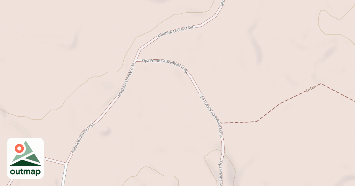 Map of Straight Arrows Trail