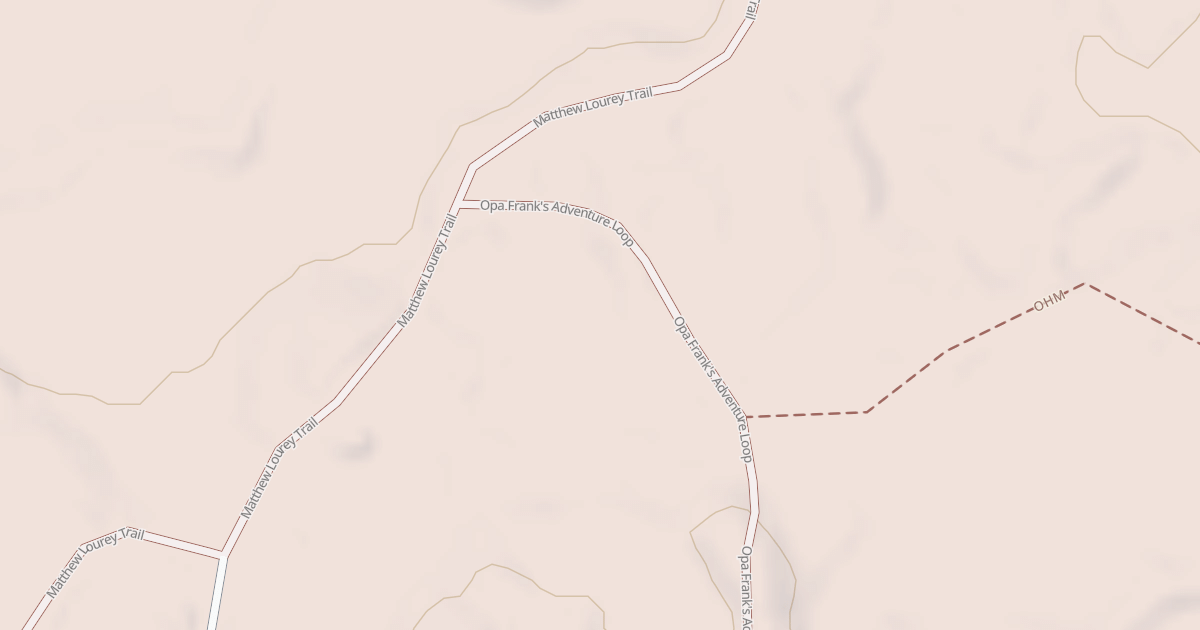 Map preview of Straight Arrows Trail