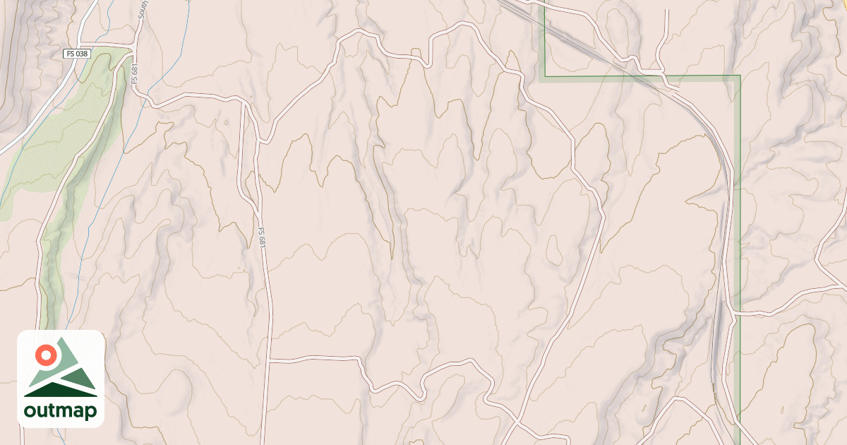 Map of DOG HOLLOW LOOP