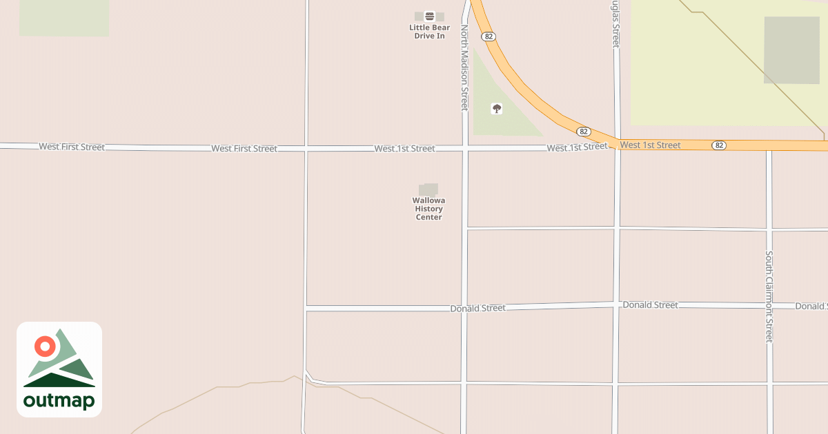 Map of N 126 WALLOWA R S