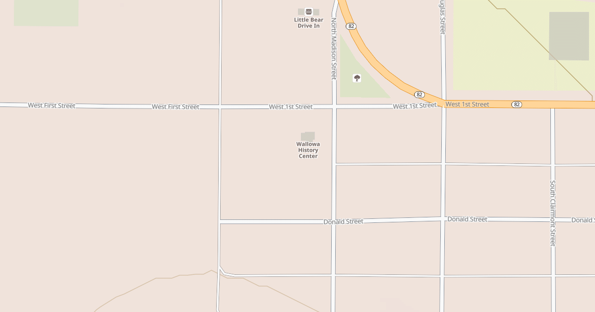 Map preview of N 126 WALLOWA R S