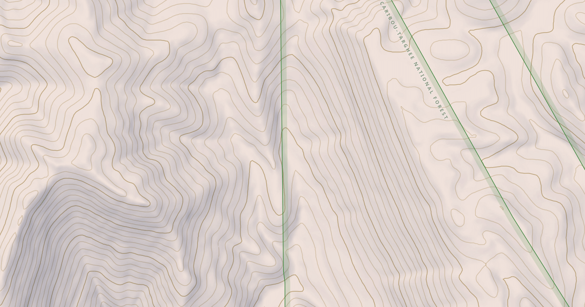 Map preview of North Sulphur Canyon