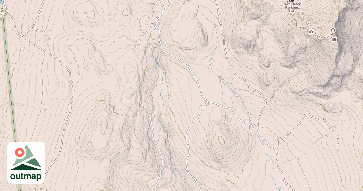 Map of Buck Horn Rd