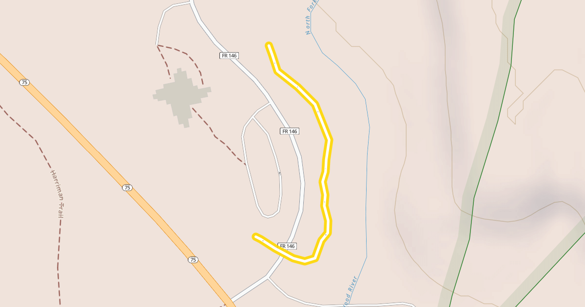 Map preview of North Fork Loop