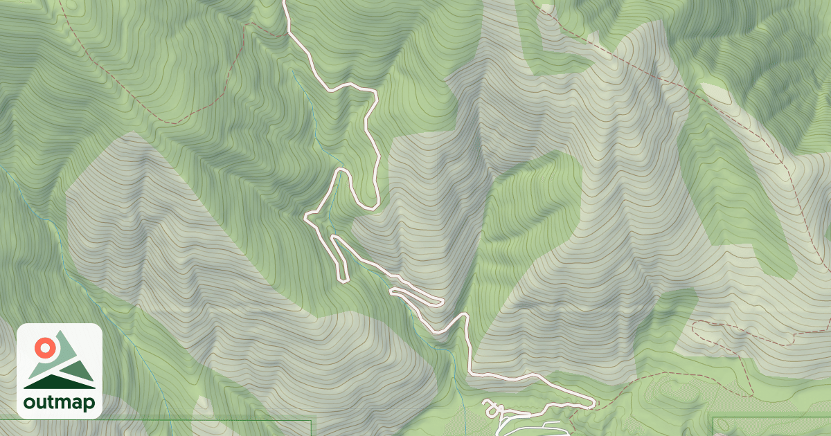 Map of CANOE GULCH