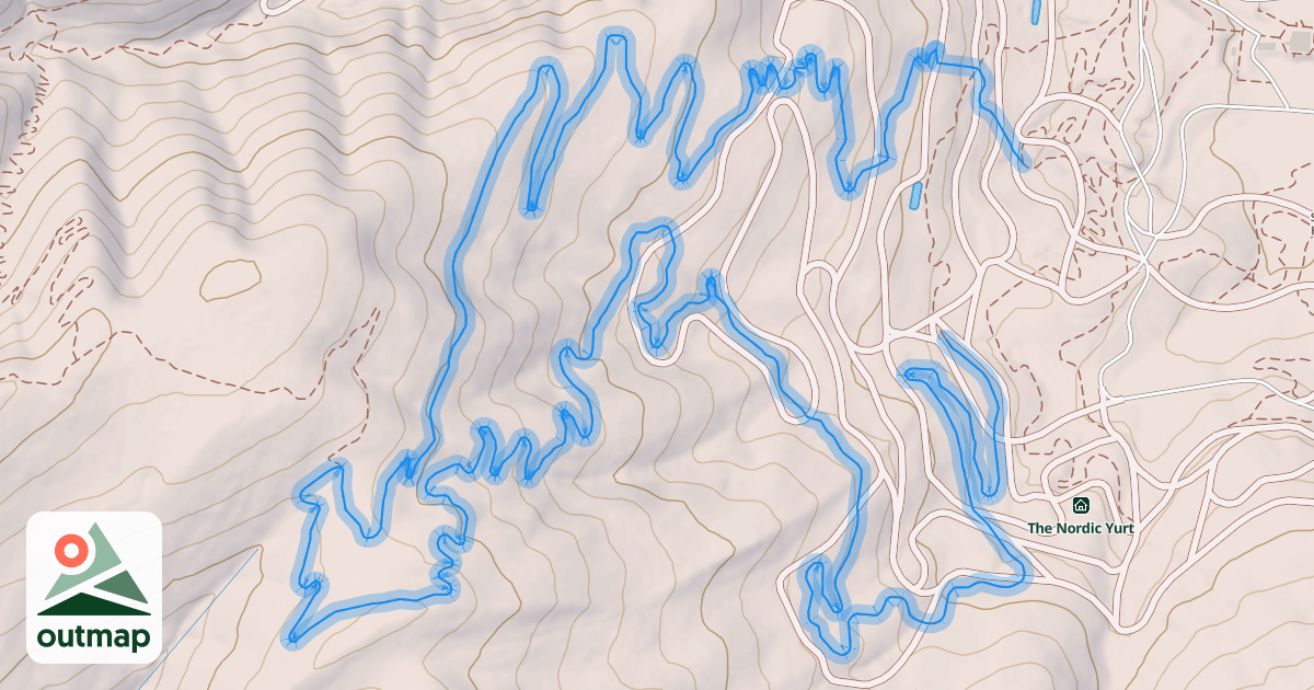 Map of Upper Soldier Hollow Loop