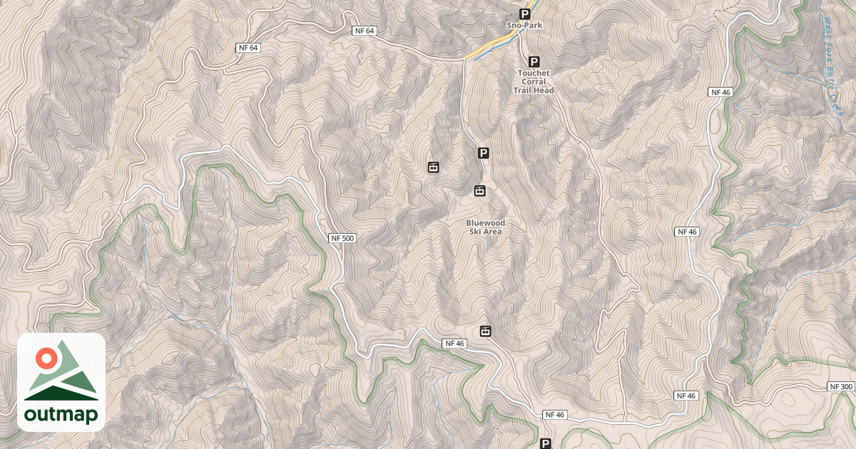 Map of KENDALL SKYLINE ROAD