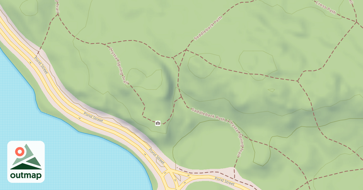Map of Crystal Spring Trail