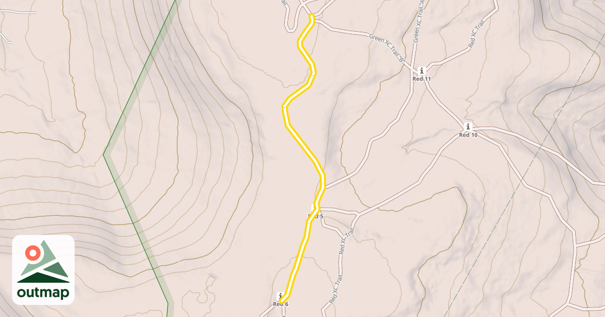 Map of Red XC Trail