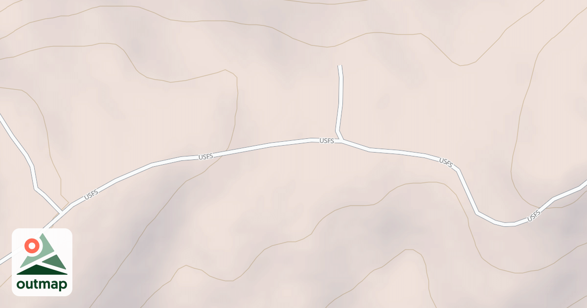 Map of Twin Lake Pass Pit Road