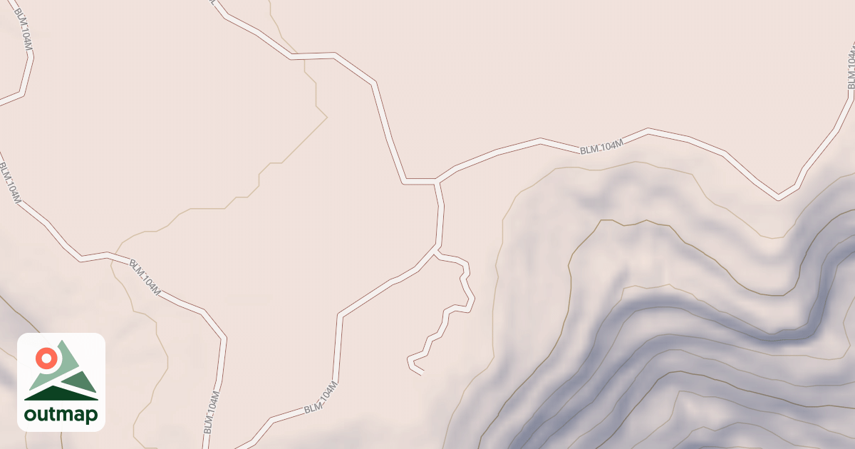 Map of BLM National GTLF Public Motorized Roads 3c8742b5-ac5e-4204-b144-e6ff1b0d347d
