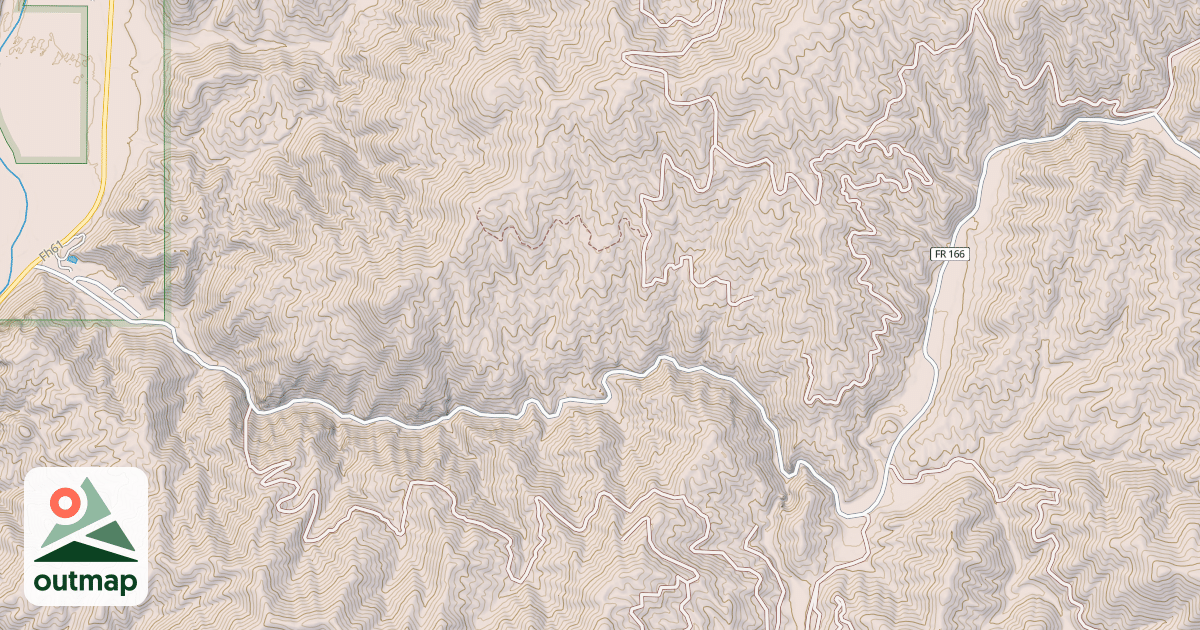 Map of GROUSE CREEK - HUNTER CR