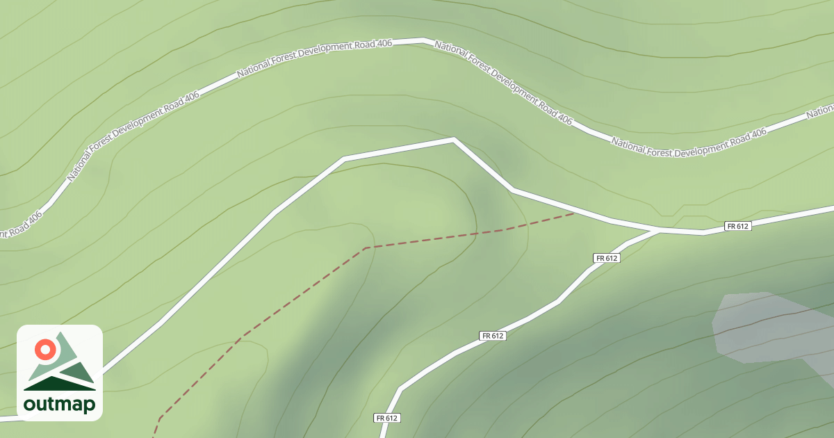 Map of Huckleberry Ohv