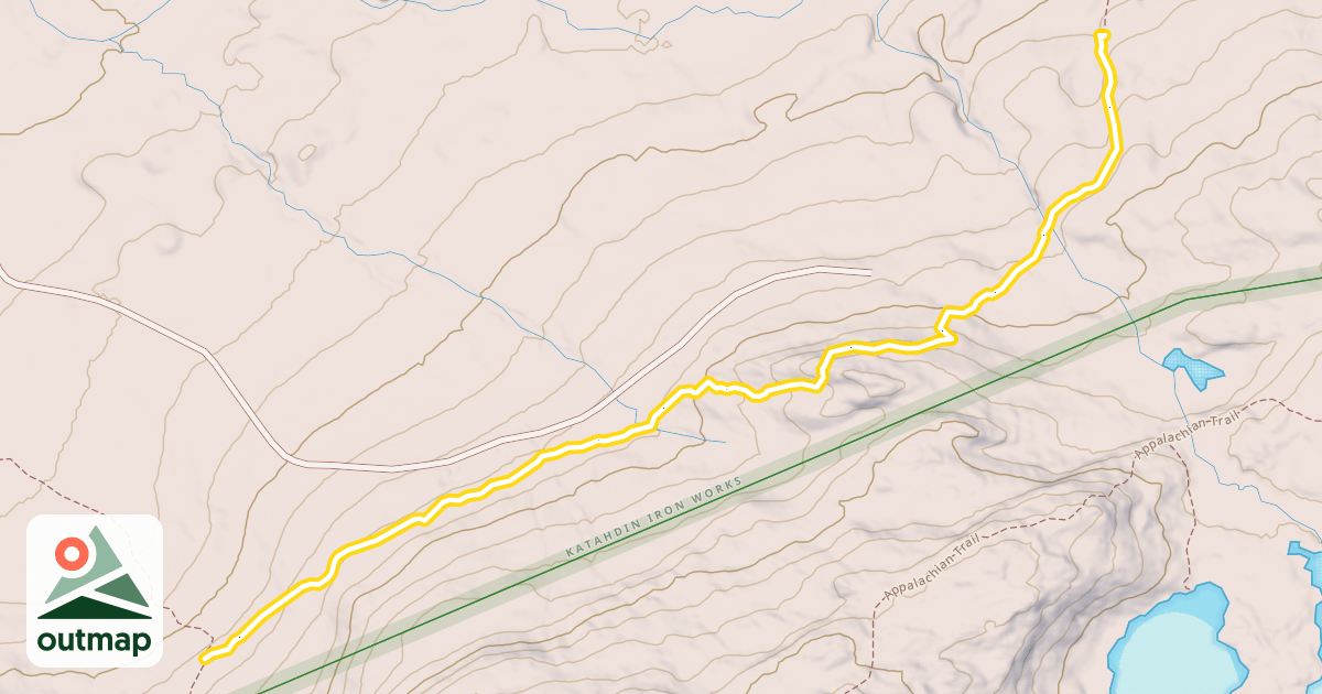 Map of Gorman Loop Trail