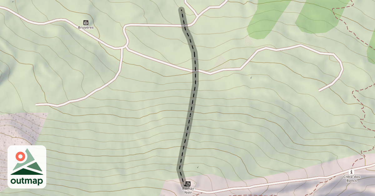 Map of Rocher Noir