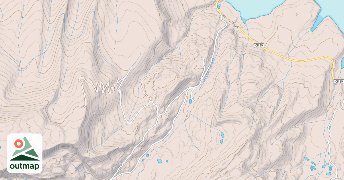 Map of CATARACT LAKE