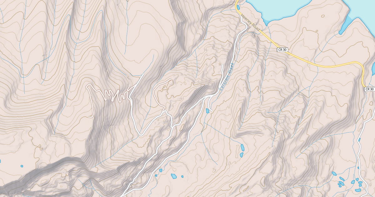 Map preview of CATARACT LAKE