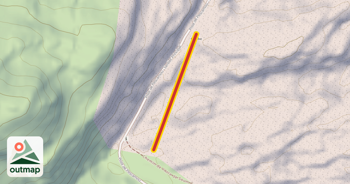 Map of Telecorde La Combe