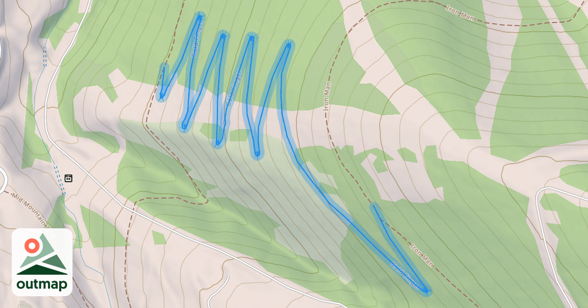 Map of Gold Finger
