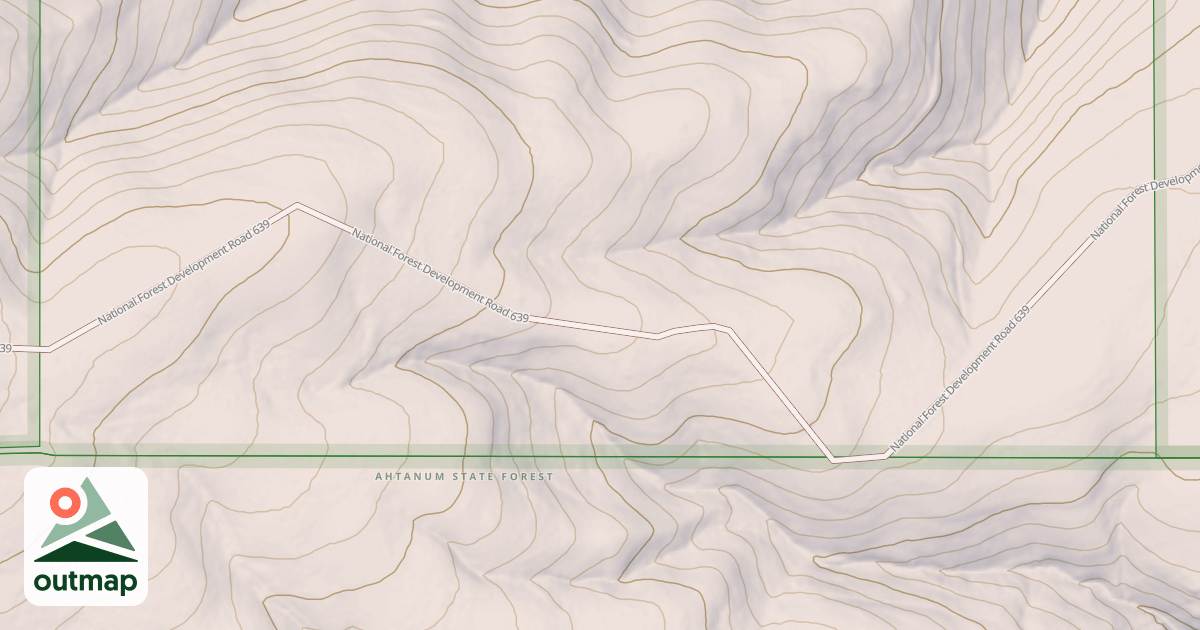 Map of USFS National Forest System Roads {4E042123-30D1-4255-990C-F39D7292D93B}