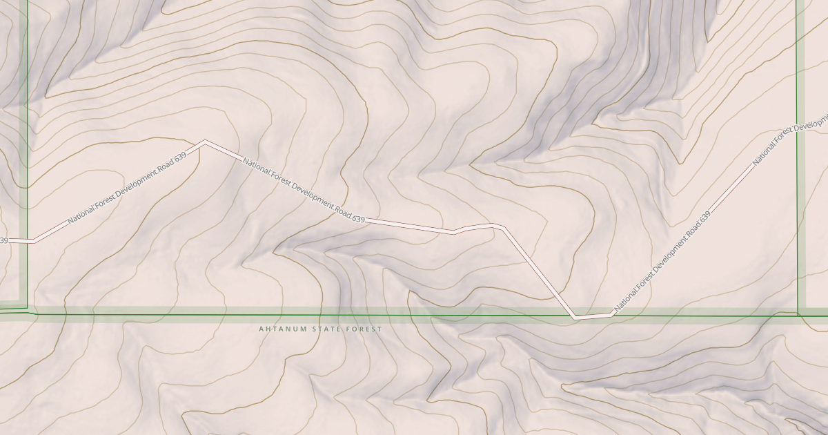 Map preview of USFS National Forest System Roads {4E042123-30D1-4255-990C-F39D7292D93B}
