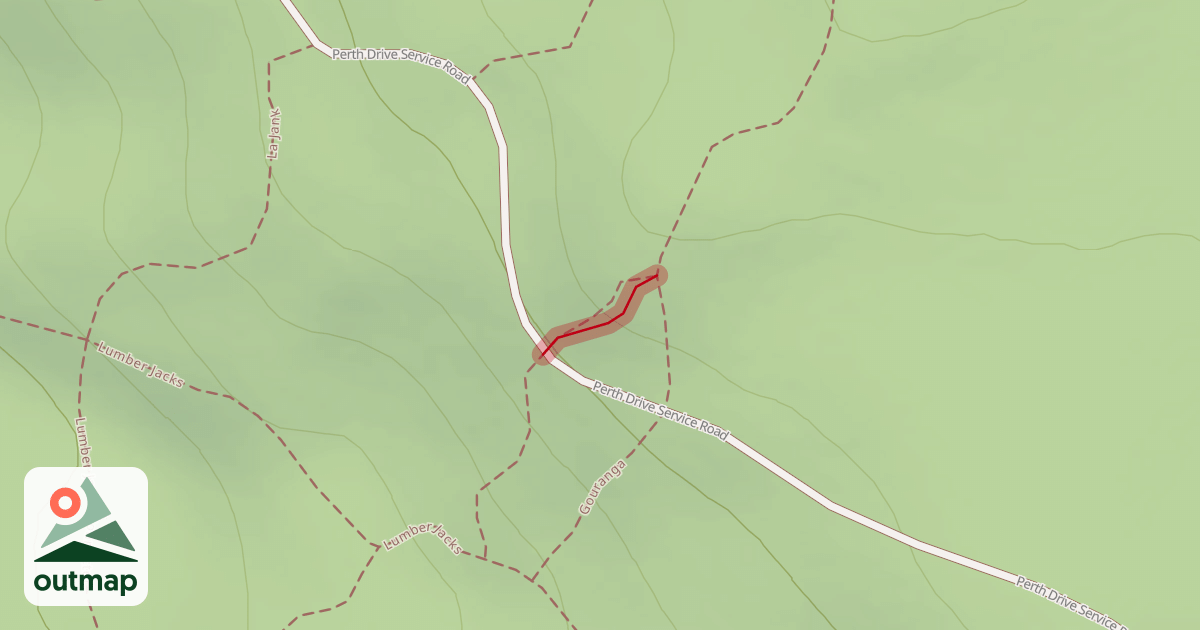 Map of Gouranga Rock Ride
