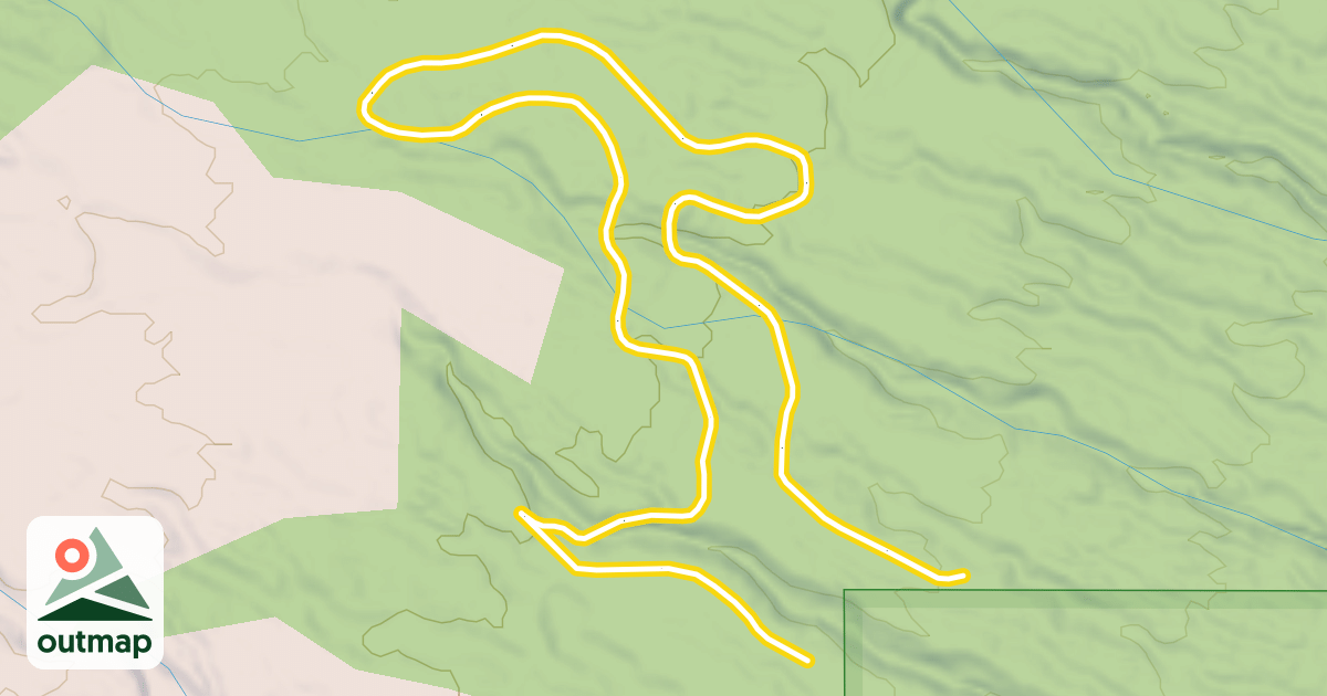 Map of Lower Ski Trail