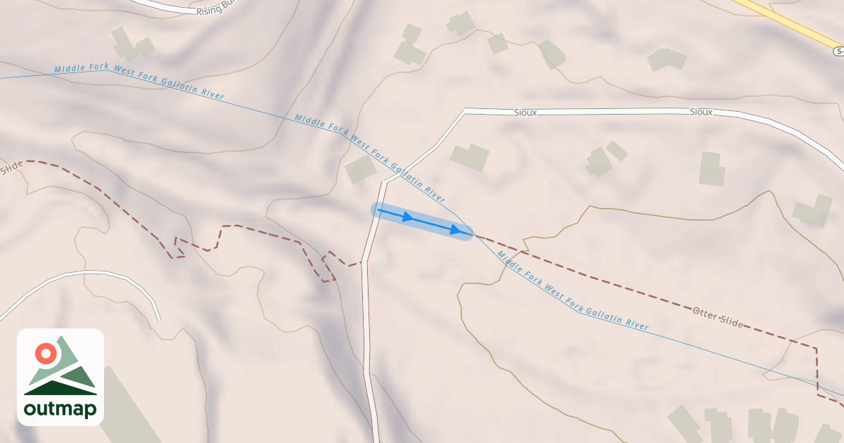 Map of Otter Slide
