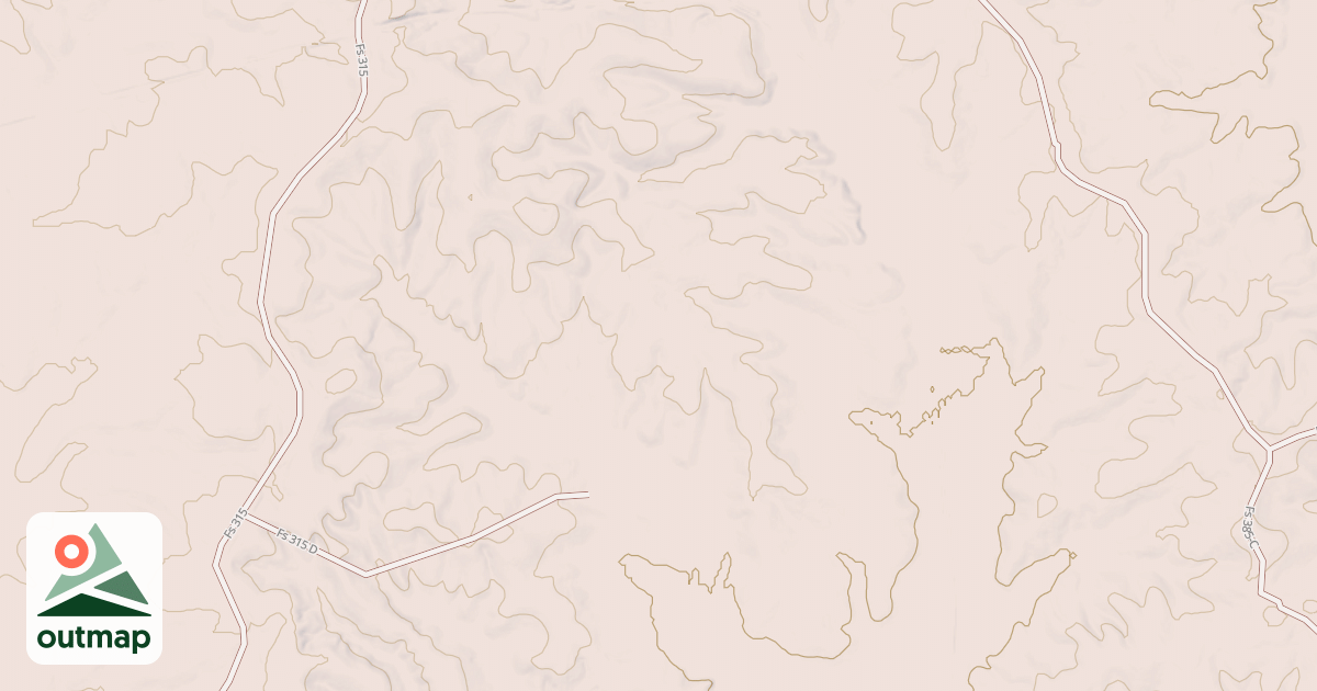 Map of USFS Motor Vehicle Use Map Roads {ECB6A4C2-345C-45EC-9E30-3A2028DC5C43}