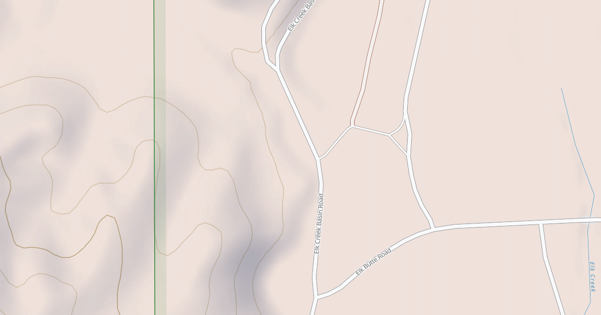 Map preview of ELK CREEK