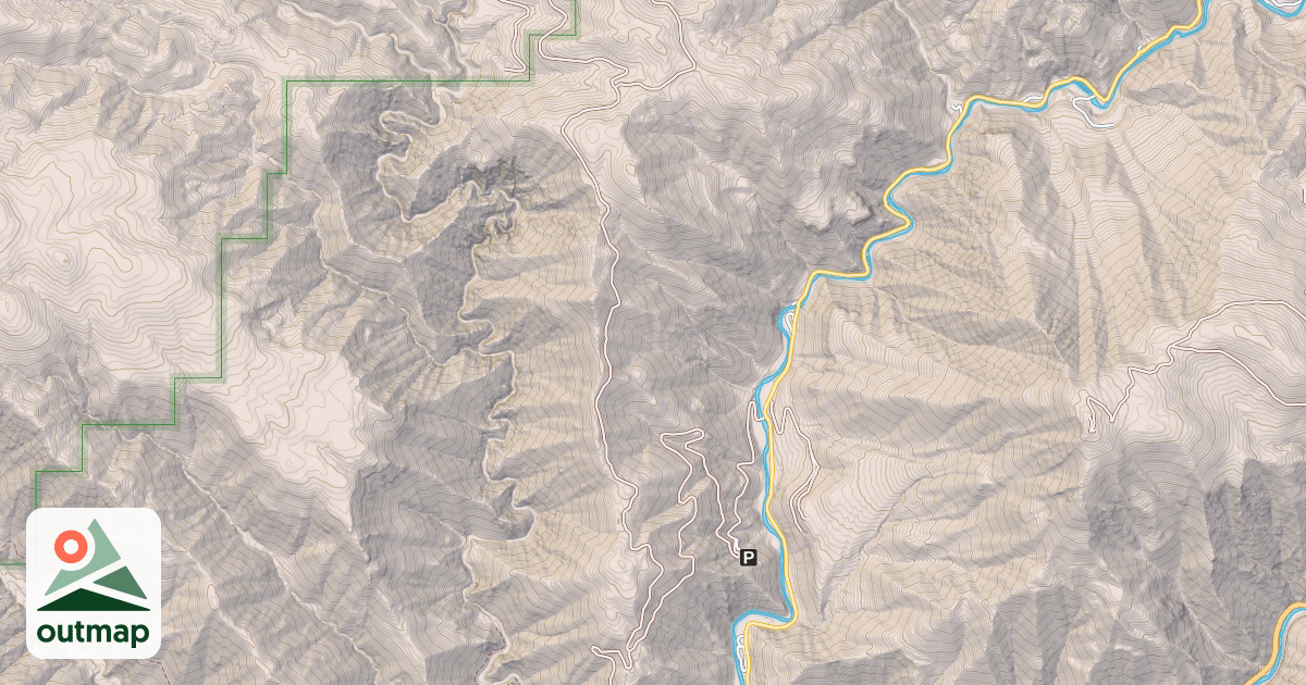 Map of BELDEN-LONGVILLE BURMA ROAD