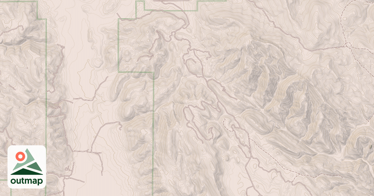 Map of LANDER TRAIL