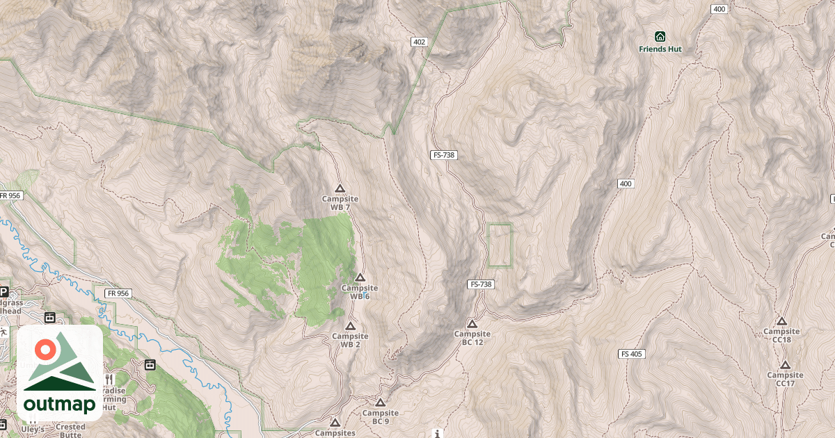 Map of BRUSH CREEK