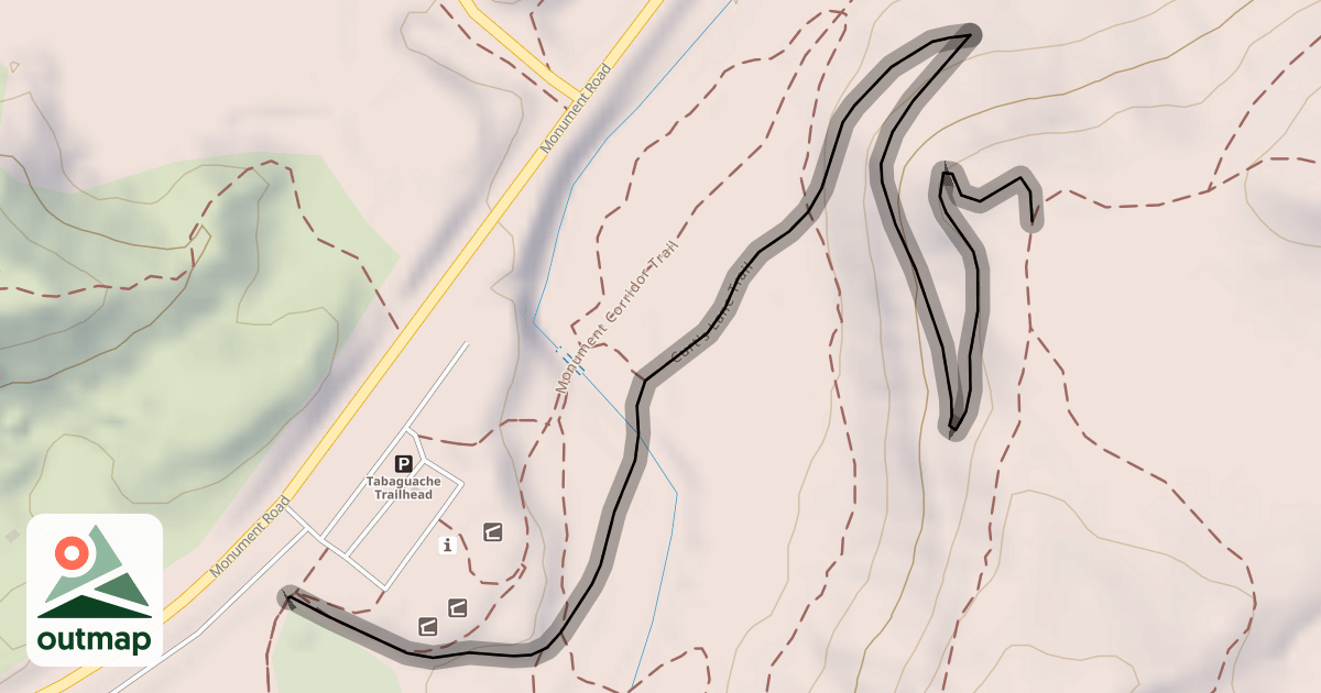 Map of Curt's Lane Trail